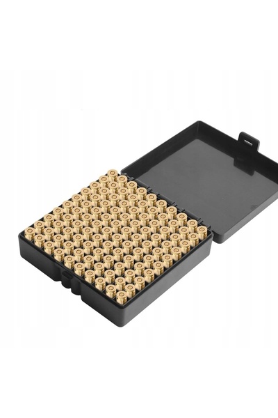 ITIMPORT Cutie de muniție sigură, neagră, de 9MM, cu capacitate pentru 100 de...