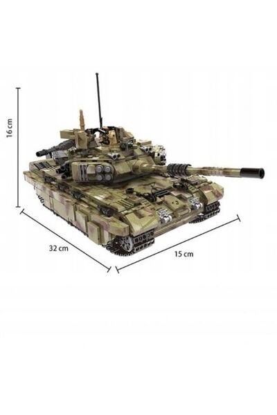 Pan i Pani Gadżet Tanc militar Tigru din blocuri, 1386 de piese, jucărie dist...