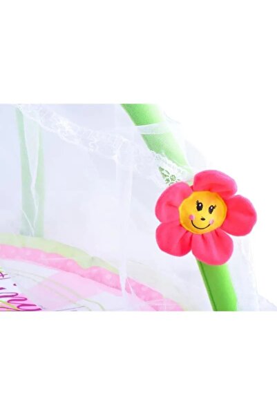 Jokomisiada Plasă de țânțari pentru bebeluși, covoraș cu model floral ZA3504