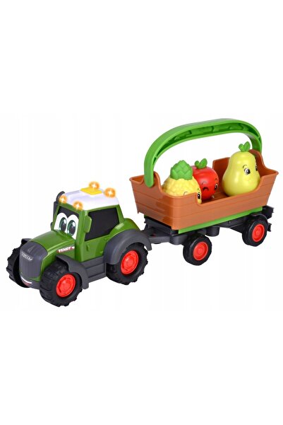 Dickie Toys Dickie Pojazd Tractor de fructe ABC cu remorcă, 30 cm 4006333086755
