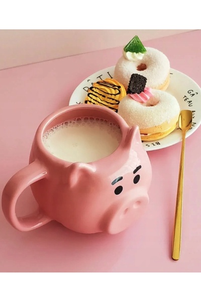 Pan i Pani Gadżet Cană ceramică roz cu porc, Toy Story, cadou