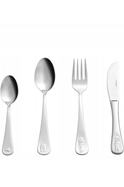 LEONARDO Set de tacâmuri pentru copii, 4 piese, AVVENTURA
