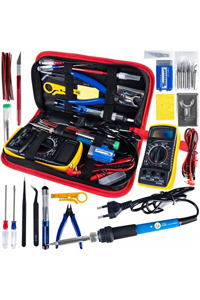 Gotel 40W1 Set de scule electrice Fier de lipit Multimetru Clești Carcasă