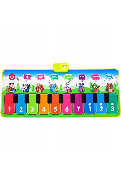 MalPlay Covoraș muzical interactiv pentru copii, pentru dans, 130 cm, PIANO R...