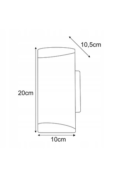 Kaja Aplică de perete Elevation PRIMA 2xGU10 IP44 Metal Negru 10W