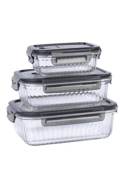 SMUKEE HOME SET DE RECIPiente DE STICLĂ PENTRU ALIMENTE CU CAPACE Recipiente ...