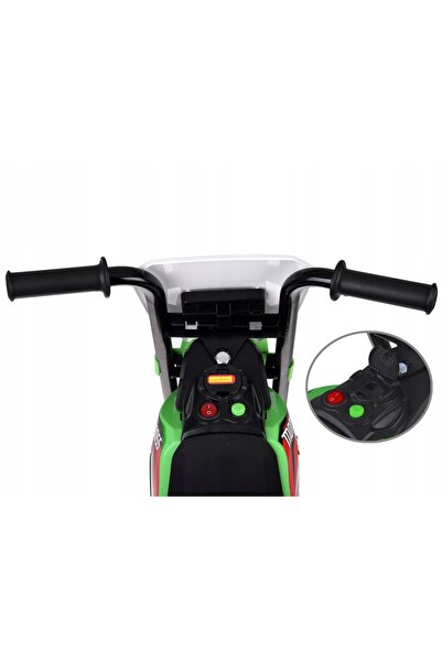 Jokomisiada Motocicletă electrică cu baterii, tricicletă pentru copii + muzic...