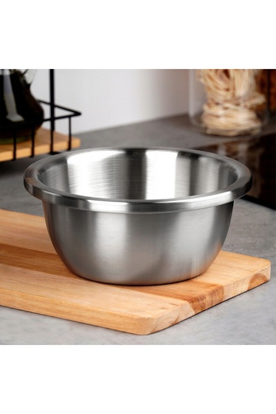 Nava Bol de oțel pentru amestecat, bătut și preparat salate, 20 cm, 1.5L