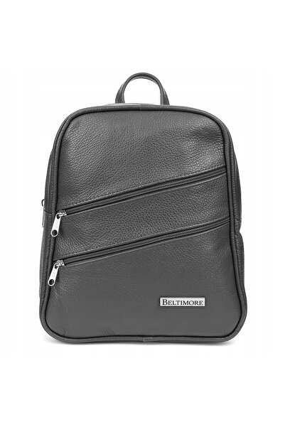 Beltimore Rucsac de damă din piele naturală, clasic, cu capacitate mare.