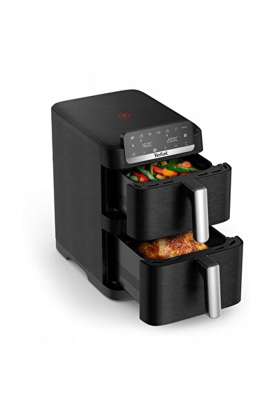 TEFAL EY7528E0 10 l 2700 W Friteuză cu aer cald dublă