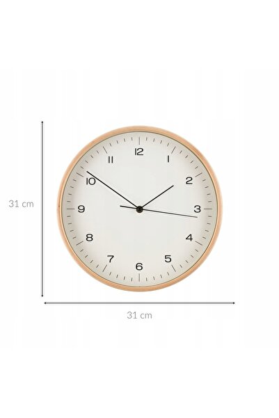 NO BRAND CEAS DE PERETE MDF Ø 31 CM PROFUNZIME 4,5 CM MECANISM SICZY