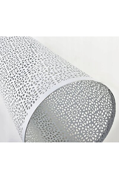 MONDEX Suport umbrele metalic alb pentru hol, H 50 cm