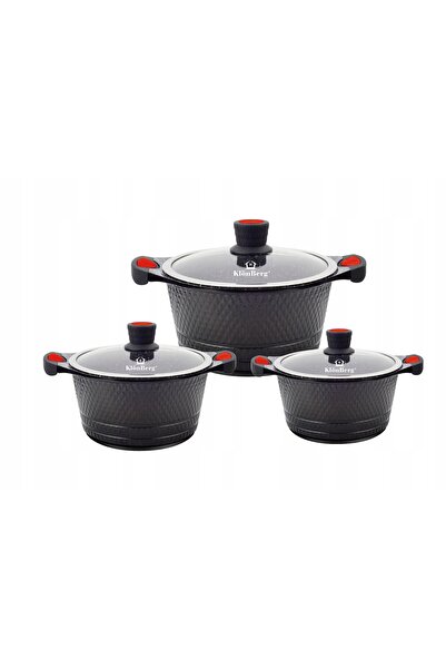 NO BRAND Set de 6 piese cu înveliș de marmură KlönBerg KB4200