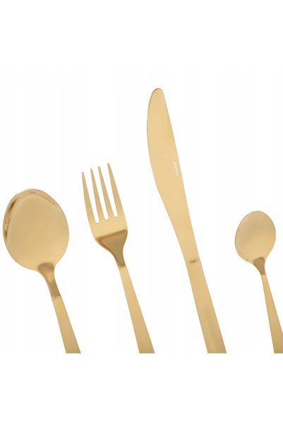 Homla Set tacâmuri aurii FABRO 24 piese