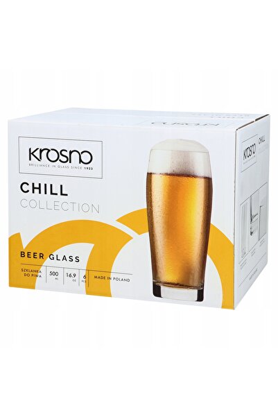 Krosno Pahar pentru bere 570 ml chill 7334 (6 bucăți)