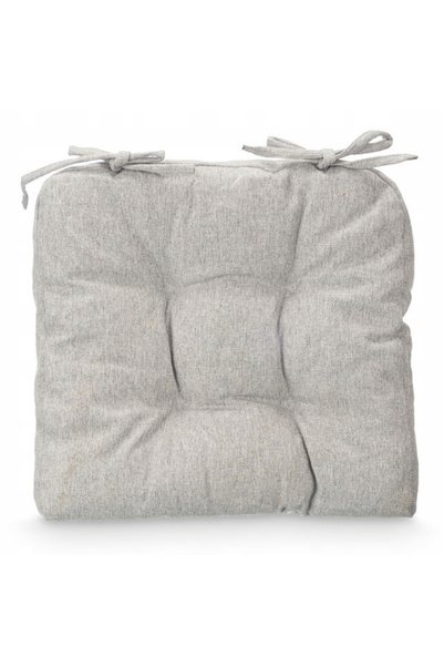 GIFTDECO PERNE PENTRU SCAUN DIN POLIESTER CU MODEL 40 X 40 CM GRI MATLASATE