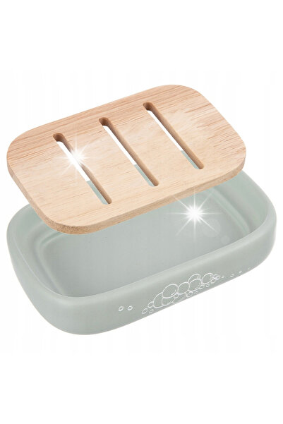 Vilde SET DE BAIE 3 PIESE DOZER Set dozator de săpun tip cupă, verde