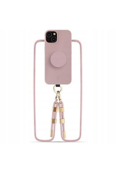 NO BRAND Husă pentru iPhone 15 6.1 " JUST ELEGANCE POPGRIP Roz