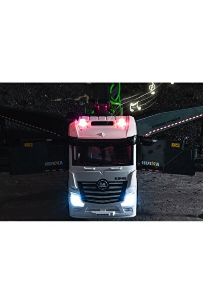 Pan i Pani Gadżet Autopompă de beton 1:18 HUINA 1381 ROȘU