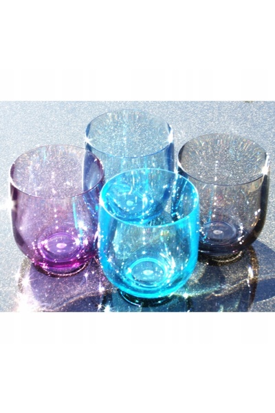NO BRAND Set de 4 pahare joase Moonstone Flamefield