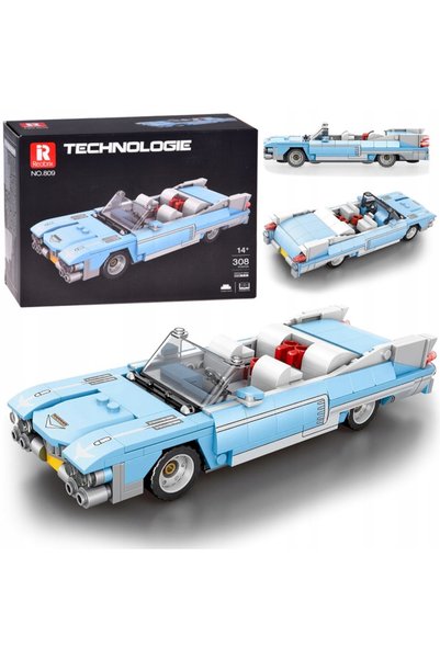 Jokomisiada Cuburi tehnice „CABRIOLET ALBASTRU – clasic american”, 308 de pie...