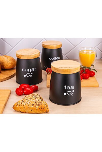 Kamille Set de recipiente pentru bucătărie, cafea, ceai, zahăr