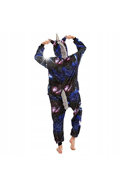 NO BRAND Salopetă Kigurumi Unicorn Înstelat, Costum Deghizare, Cadou L