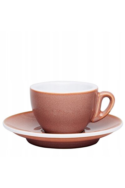 Cilio Ceașcă pentru espresso cu farfurioară 0,05 L roz