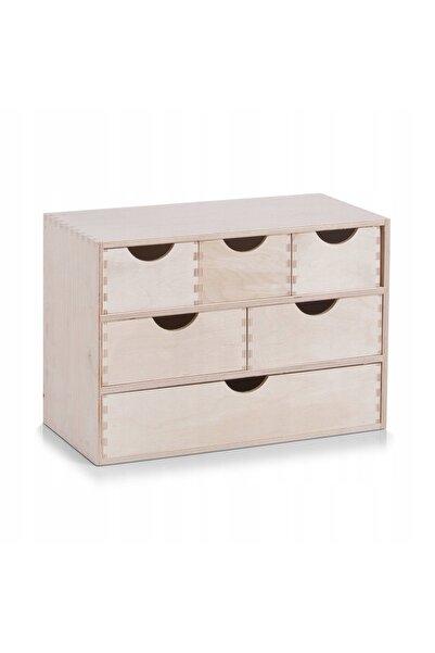 zeller Organizator din lemn pentru decoupage