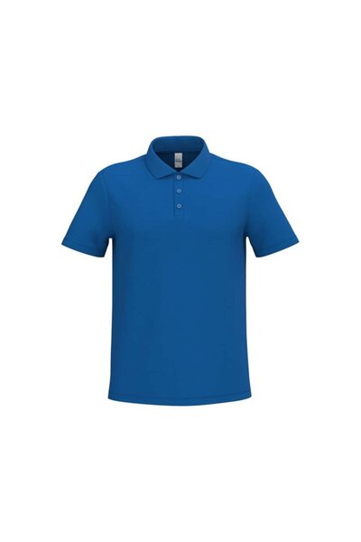 iDeal Basic Tricou polo bărbătesc din bumbac piqué 200 g/m², croială dreaptă,...