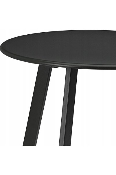 Ambiance Măsuță de cafea rotundă, auxiliară, metalică, antracit mat, 50cm, pe...