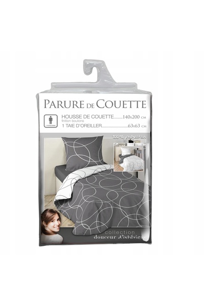 Douceur D'INTERIEUR Set de lenjerie de pat dublu, cu model ELTO, 140x200