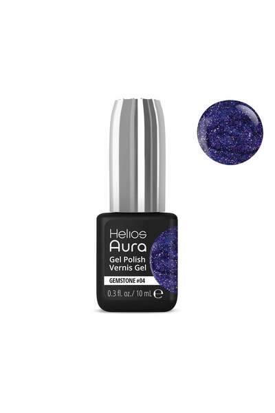 Helios Aura Gel Polish Vernis Gel Gemstones 04 Navy Blue