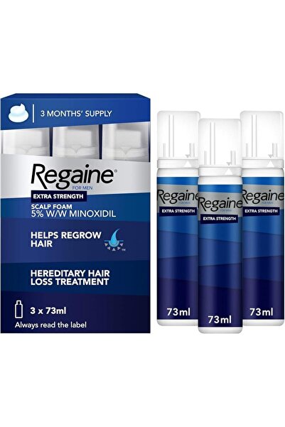 Regaine علاج رغوي لفروة الرأس للرجال لتساقط الشعر وتعزيز نموه مع المينوكسيديل...
