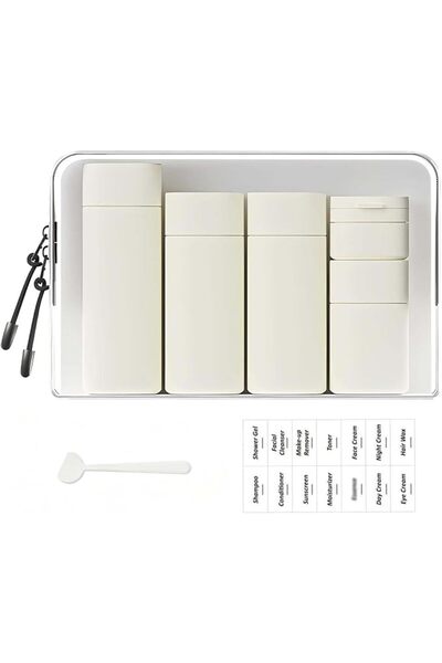 Generic 5 Pcs Travel Cream Dispenser Bottles Set, Containers Leak Proof Refil...