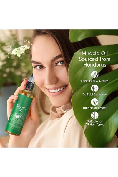 sheful Batana Oil for Hair Growth - 100% Pure & Natural Raw Batana Oil from Honduras - For Thicker & Strong