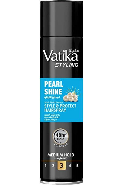 Vatika Ayurveda Vatika Naturals Pearl Shine Hairspray 250ml | MEDIUM HOLD | 4...