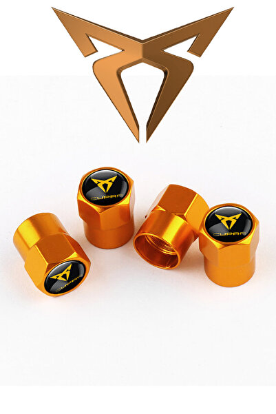 ZeuZ Cupra Alüminyum Sibop Kapağı 4 Adet Premium Seri