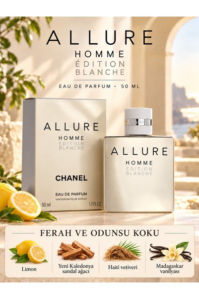 Chanel Allure Homme Édition Blanche EDP 50 ml – Ferah ve Odunsu Karakterli Er...