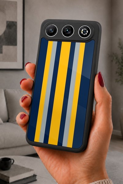 General Mobile غطاء متوافق مع GM 26، مطبوع، أسود غير لامع، سيليكون ناعم، واقي...