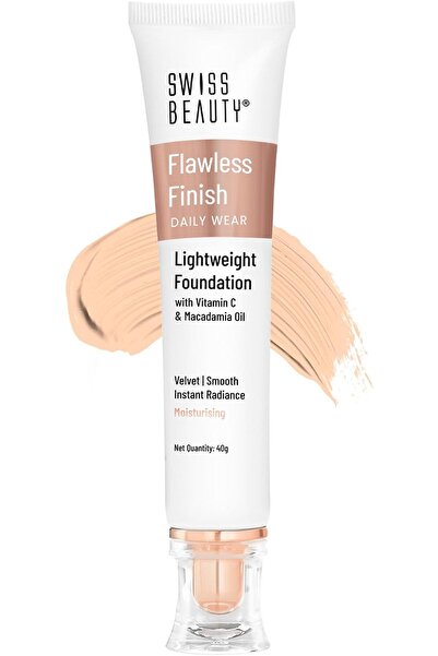 SWISS BEAUTY Flawless Finish Foundation | Medium Coverage | Lightweight |Oil-...