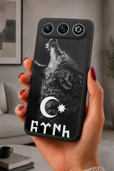 General Mobile Gm 26 Compatible Printed, Matte Black, Soft Silicone, Protecti...