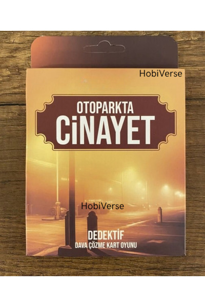 Hobiverse Murder in the Parking Lot +4 Years Detective and Case Card Game