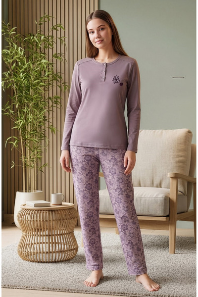 Over Sleep by Poleren Long Sleeve Women's Pajama Set