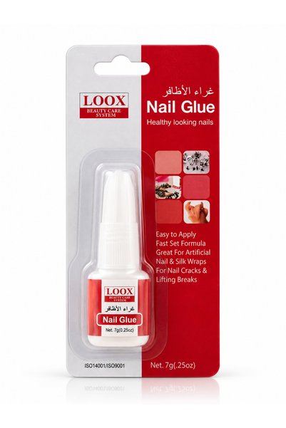 Loox غراء أظافر Nail Glue مخصص لتثبيت الأظافر الصناعية ولفافات الأظافر، بتركي...