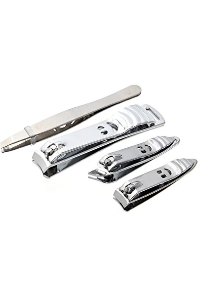 Lawazim Manicure Set - 4 Pieces - Compact Fingernail and Toenail Care Kit wit...