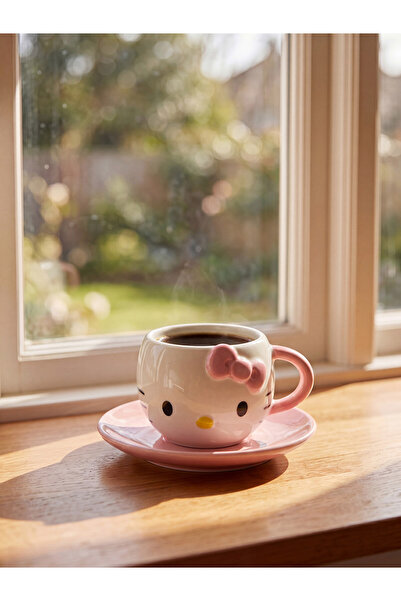 LC Waikiki Soly Special Hello Kitty Ceramic Single Coffee Cup Set 110 ml