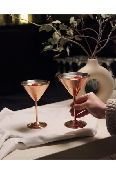 Torino Bakır Martini Kadehi