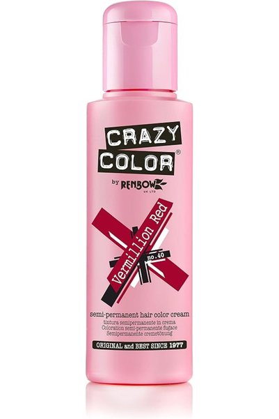 Crazy Color كريم صبغة شعر شبه دائم رقم 28، 100 مل، بلاتيني