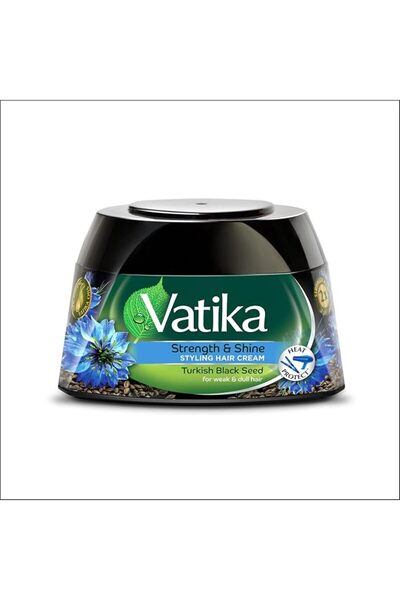 Vatika Ayurveda كريم تصفيف الشعر بالحبة السوداء التركية من فاتيكا ناتشورالز 1...